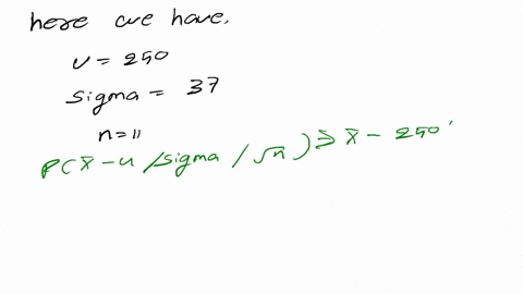 a-particular-fruits-weights-are-normally-distributed-with-a-mean-of-250-grams-and-a-standard-deviation-of-37-grams-if-you-pick-11-fruits-at-random-then-14-of-the-time-their-mean-weight-will-91478