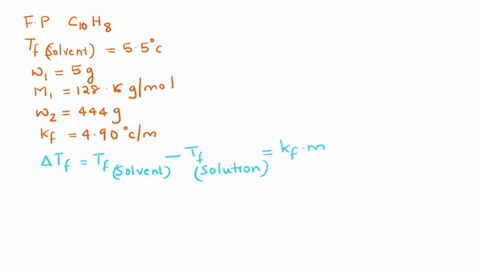 the-freezing-point-of-benzene-is-55-c-what-is-the-freezing-point-of-solution-of-500-g-of-naphthalene-mm-12816-gmol-in-444-g-of-benzene-kf-490-clm-60514