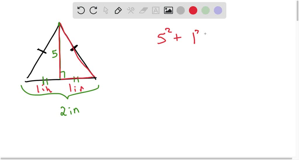 SOLVED An altitude is drawn from the vertex of an isosceles triangle