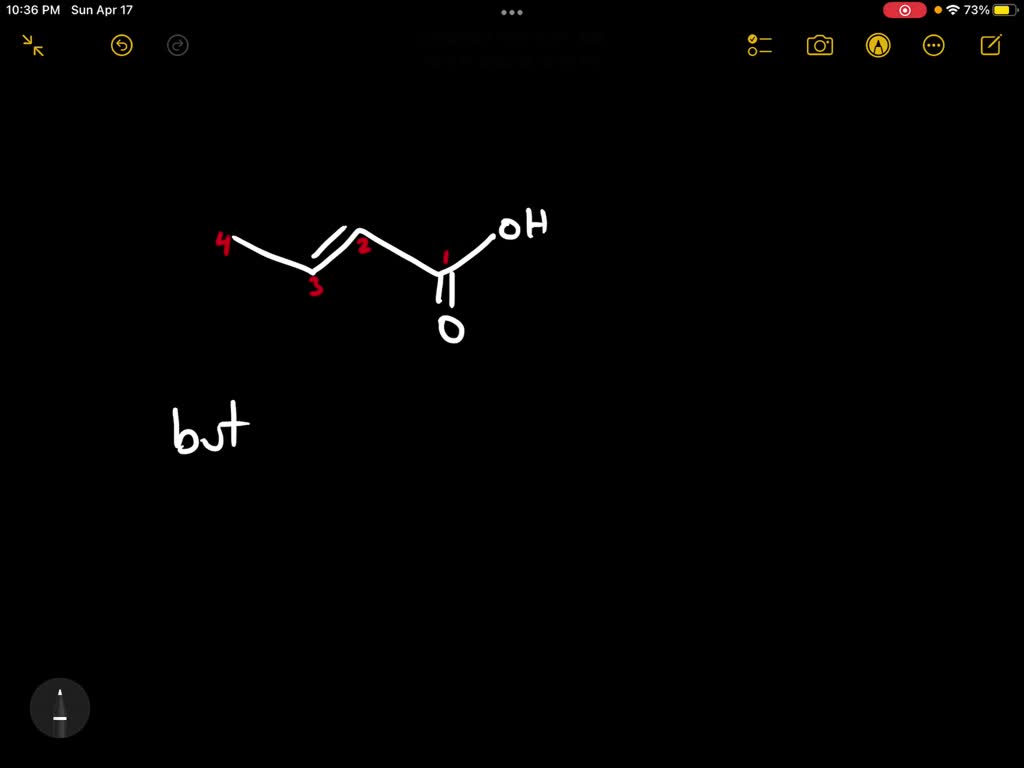 SOLVED: Give a systematic IUPAC name for the following carboxylic acid ...