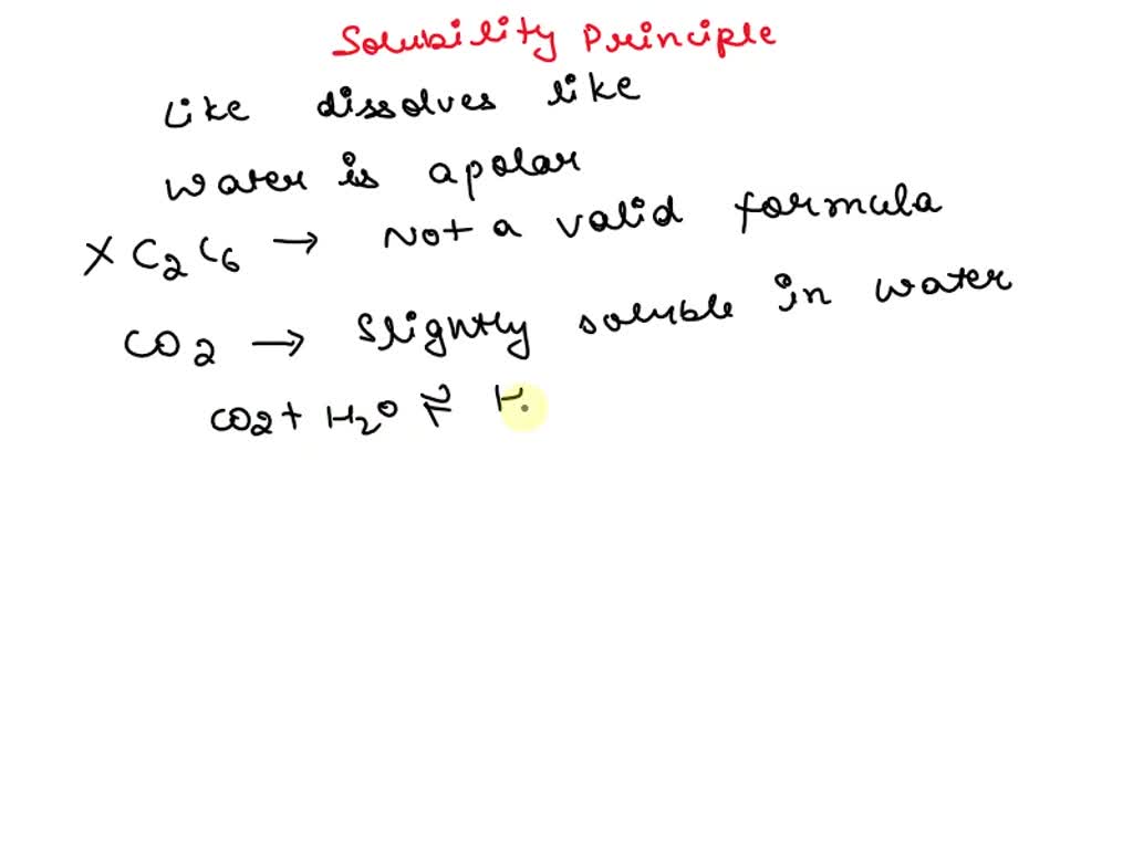 SOLVED Which would be more soluble in water at room temperature and