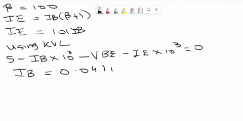 assume-vbeon7v-vcesat2v100-for-the-circuit-above-a-find-the-value-of-vce-and-ic-when-r236k-and-rb1k-b-find-the-maximum-value-of-rb-which-will-cause-the-transistor-to-saturate-r2-v2-10v-v_ce-11669