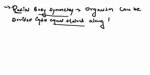 biology-grade-12-unit-the-animal-kingdom-10explain-one-difference-between-radial-body-symmetry-and-bilateral-body-symmetry-1-11-complete-the-table-below-by-completing-each-section-05-mark-ea-91527