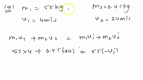a-55-kg-soccer-player-jumps-vertically-upwards-and-heads-the-045-kg-ball-as-it-is-descending-vertically-with-a-speed-of-24-ms-note-that-the-force-of-gravity-may-be-ignored-during-the-brief-c-94005