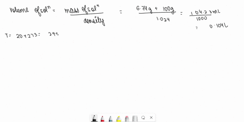 g-of-water-has-density-of-1024-glml-and-an-osmotic-asolution-of-674-o-a-carbohydrate-in-000-carbohydrate-pressure-of-461-atm-at-200pc-calculate-the-molar-mass-of-the-glmol-12567