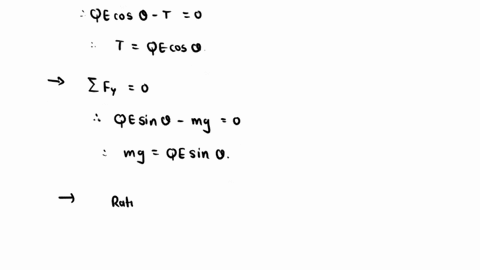 an-object-of-mass-m25-mathrmg-and-charge-q42-mu-mathrmc-is-attached-to-a-string-and-placed-in-a-unif-90283