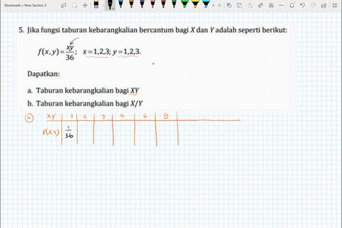 5-jika-fungsi-taburan-kebarangkalian-bercantum-bagi-x-dan-yadalah-seperti-berikut-flxy-xy-x123y123-36-dapatkan-taburan-kebarangkalian-bagi-xy-taburan-kebarangkalian-bagi-xy-25524