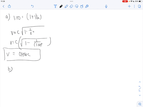 as-you-have-seen-relativistic-calculations-usually-involve-the-quantity-gamma-when-gamma-is-apprec-2-36886
