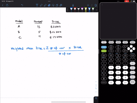 automobile-selling-prices-find-the-weighted-mean-price-of-three-models-of-automobiles-sold-the-number-and-price-of-each-model-sold-are-shown-in-this-list-round-the-answer-to-the-nearest-dollar