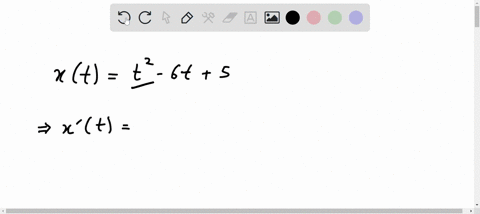 a-particle-moves-along-the-x-axis-so-that-its-position-at-time-is-given-by-xtt2-_-6t5-for-what-value-of-is-the-velocity-of-the-particle-zero-02847