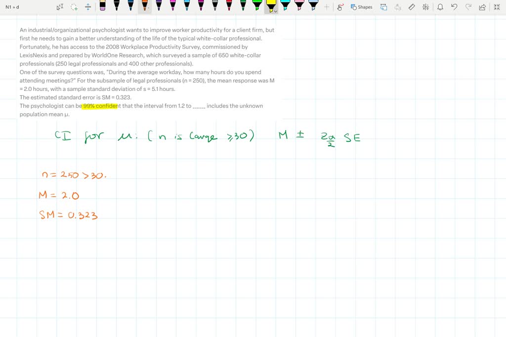 An psychologist wants to improve worker