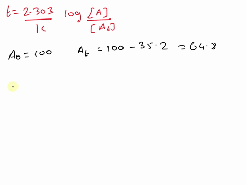the-first-order-reaction-a-b-has-a-rate-constant-of-00643-s-1how-many-seconds-will-it-take-for-352-of-a-to-react-hint-352-can-be-considered-in-a-ratio-to-a-starting-originalamount-of-100-162-61136
