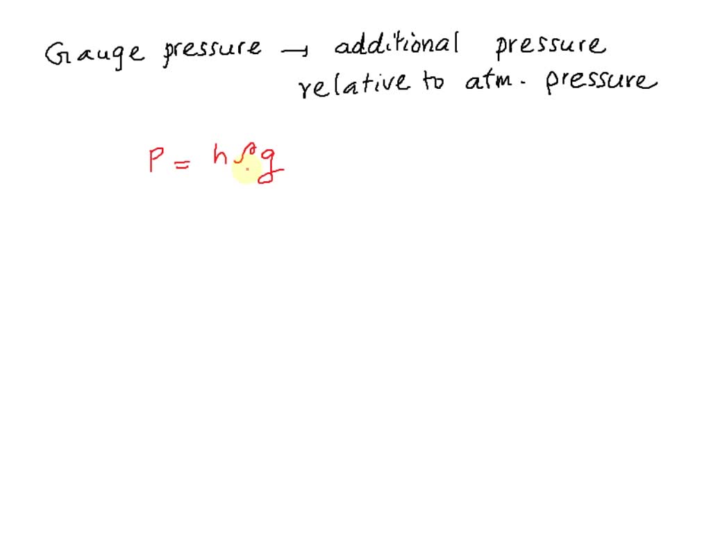 SOLVED A storage tank 30m high is filled with gasoline. Find the gauge