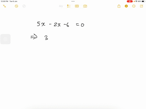 5x-2x-6-0
