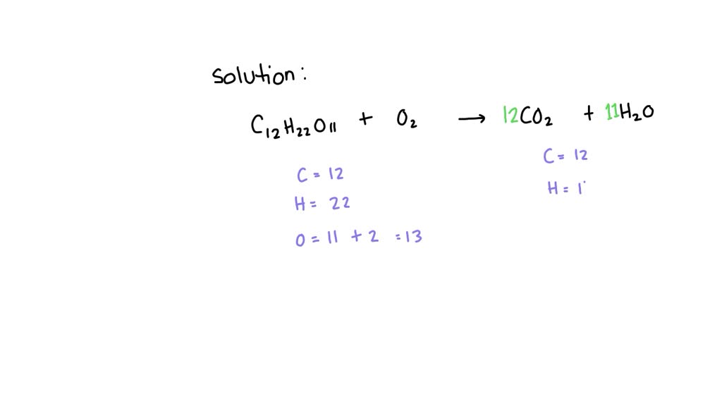 SOLVED: Balance the equation using the lowest whole-number coefficients