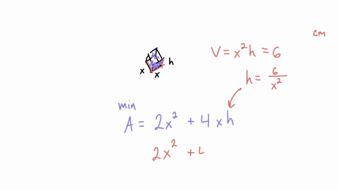 for-a-closed-rectangular-box-with-a-square-base-x-by-x-cm-and-height-h-cm-find-the-dimensions-giving-the-minimum-surface-area-given-that-the-volume-is-6cm3-06037