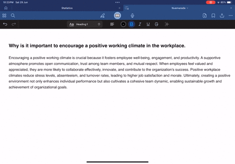 why-is-it-important-to-encourage-a-positive-working-climate-in-the-workplace-explain-in-no-more-than-100-words