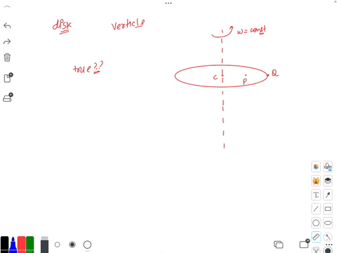 8-a-horizontal-disk-rotates-about-a-vertical-axis-through-its-center-point-p-is-midway-between-the-center-and-the-rim-of-the-disk-and-point-q-is-on-the-rim-if-the-disk-turns-with-constant-angular-velo