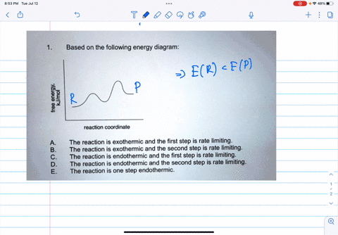 based-on-the-following-energy-diagram-4-g-reaction-coordinate-the-reaction-is-exothermic-and-the-first-step-is-rate-limiting_-the-reaction-is-exothermic-and-the-second-step-is-rate-limiting_-89126