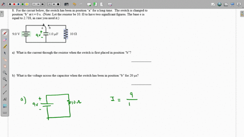for-the-circuit-below-the-switch-has-been-in-position-for-long-time_-the-switch-is-changed-to-position-b-at-t-0-note-let-the-resistor-be-10q-to-have-two-significant-figures-the-base-equal-to-43485