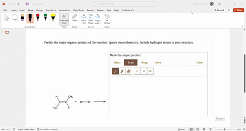 predict-the-major-organic-product-of-the-reaction-ignore-stereochemistry-include-hydrogen-atoms-in-your-structure_-draw-the-major-product-select-draw-rings-more-erase-ch-br-hc-82415