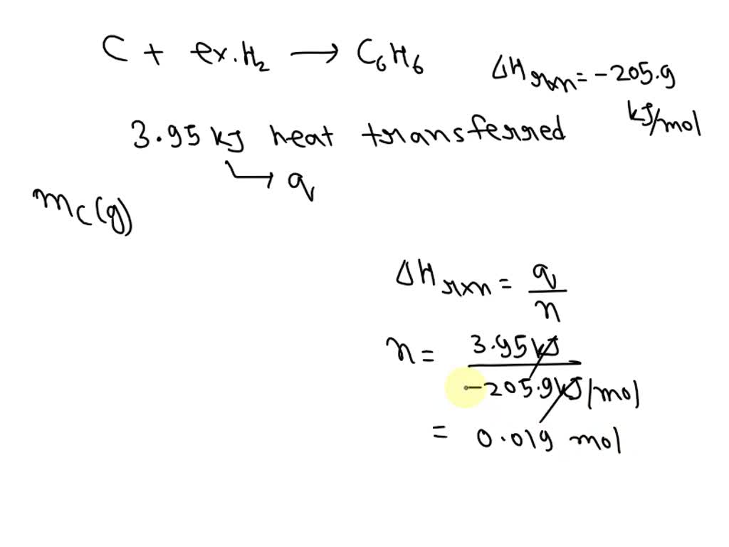 SOLVED: CARBON IN THE FORM OF GRAPHITE COMBINES WITH EXCESS HYDROGEN ...