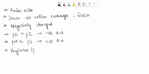in-what-order-will-the-following-amino-acids-elute-from-dowex-50-ion-exchange-column-at-ph-32-alanine-pl-602-arginine-pl-1076-glutamic-acid-pl-322-serine-pl-568-and-typtophan-pl-5887-ignore-58808
