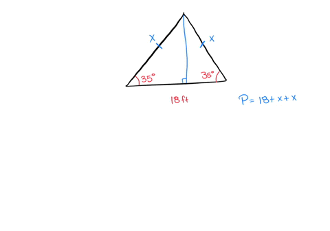 35 Degree Angle Triangle