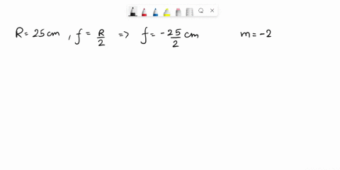 an-object-is-placed-in-front-of-a-concave-mirror-with-a-250-cm-radius-of-curvature-a-real-image-tw-2-45777