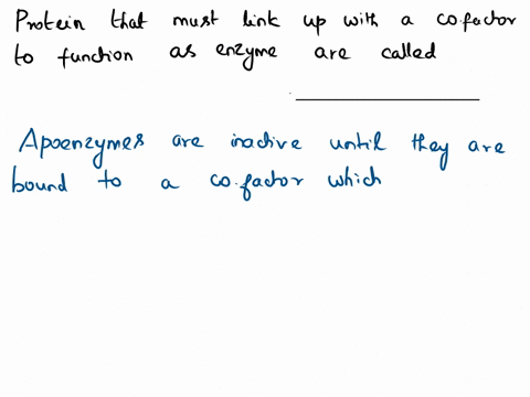 proteins-that-must-link-up-with-a-cofactor-to-function-as-enzyme-are-called-92418