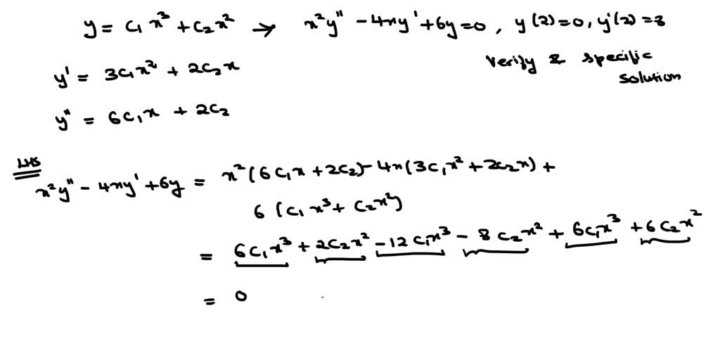 SOLVED Verify That Y Is A General Solution Of The Differential solved-verify-that-y-is-a-general-solution-of-the-differential