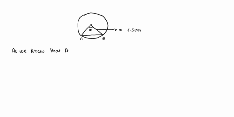 110-a-chord-ab-subtends-an-angle-of-0-radians-at-the-centre-0-of-circle-of-radius-65-i-find-the-area-f-the-segment-enclosed-by-the-chord-ab-and-the-minor-arc-ab-when-008-b-0-37-0-an-arc-ab-s-55872