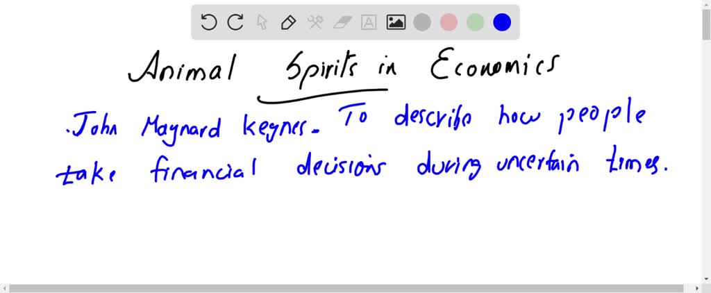 What Is Animal Spirits In Economics