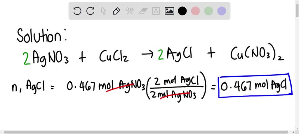 SOLVED The unbalanced equation for the reaction between silver