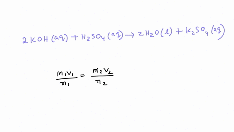 2kohaq-h2so4ag-2h2o-k2so4aq-a-1183-ml-sample-of-an-hso-solution-of-unknown-concentration-is-titrated-with-a-0595-m-koh-solution-a-volume-of-5188-ml-of-koh-is-required-to-reach-the-equivalenc-37201