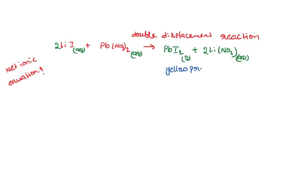 SOLVED Write the correct net ionic equation for the reaction of