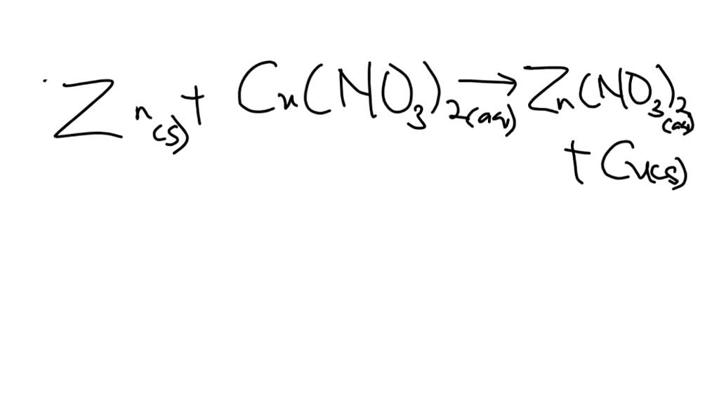 SOLVED Use the table on the information page to predict if a reaction