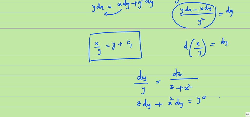 Solved Find The General Solution Of The Partial Differential Equation X Y 2 P Yq Z X 2