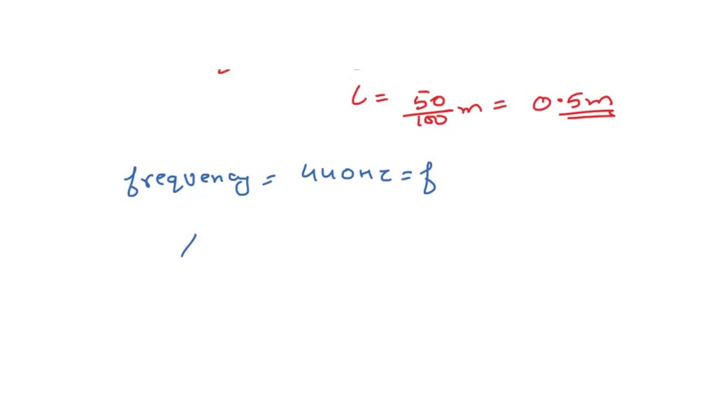 SOLVED A violin string is 50 cm long and has a fundamental frequency