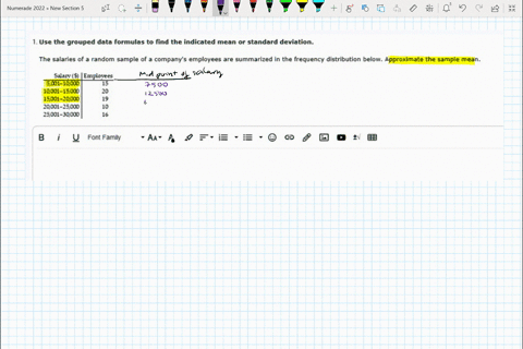 use-the-grouped-data-formulas-to-find-the-indicated-mean-or-standard-deviation-the-salaries-of-random-sample-companys-employees-are-summarized-in-the-frequency-distribution-below-approximate-04658