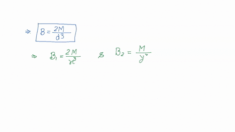 the-magnetic-field-at-a-point-x-on-the-axis-of-a-small-bar-magnet-is-equal-to-the-field-at-a-point-y-on-the-equator-of-the-same-magnet-the-ratio-of-the-distances-of-x-and-y-from-the-centre-of-the-magn