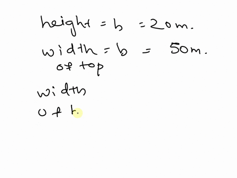 a-dam-has-the-shape-of-the-trapezoidal-shown-in-the-figurethe-height-is-20mand-the-width-is-50m-at-the-topand-30m-at-the-bottom-find-the-force-on-the-dam-due-to-hydrostatic-pressure-if-the-w-92794
