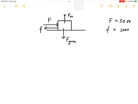 an-applied-force-of-50-n-is-used-to-accelerate-an-object-to-the-right-across-a-frictional-surface-the-object-encounters-10-n-of-friction-the-force-of-gravity-f-brav-on-the-object-is-80-n-use-72646