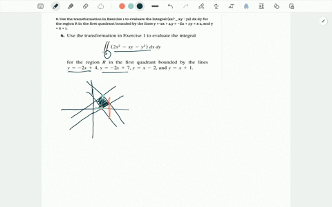 6-use-the-transformation-in-exercise-1-to-evaluate-the-integral-2x-_-xy-y2-dx-dy-for-the-region-r-in-the-first-quadrant-bounded-by-the-lines-y-2x-4y-zx-7y-x-2-and-y-x-1-52335