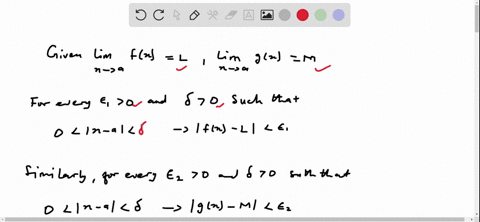 use-the-precise-definition-of-limits-to-prove-the-following-limit-laws