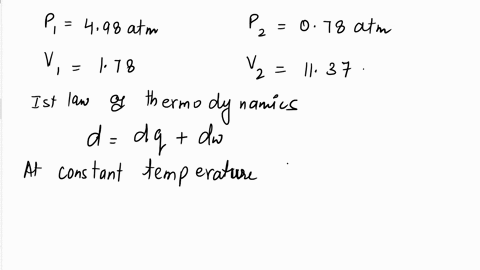find-the-amount-of-work-in-joules-done-on-the-surroundings-when-178-liter-of-an-ideal-gas-initially-at-a-pressure-of-498-atm-is-allowed-to-expand-at-constant-temperature-to-1137-liters-by-re-79553