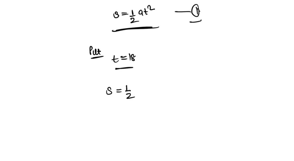 SOLVED: Prove that for a uniformly accelerated body starting from rest ...