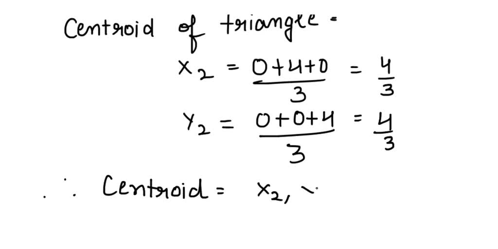 Solved Find The Centroid Of The Region Shown Not By Integration But By Locating The Centroids 6235