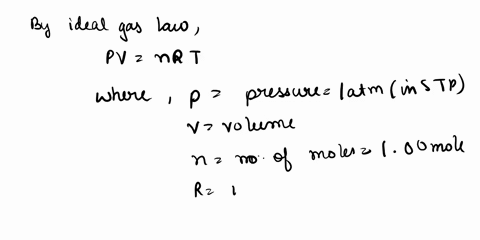 what-is-the-volume-of-100-mole-of-an-ideal-gas-at-stp-in-liters-47152