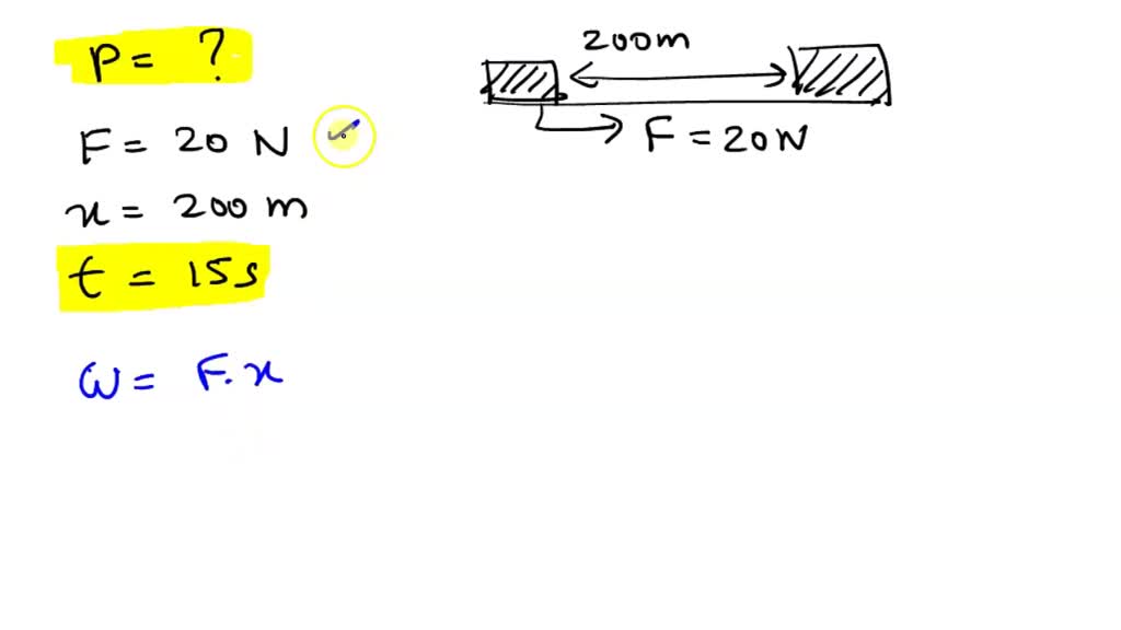 SOLVED: Calculate the power of a man if he is able to move a body by a ...